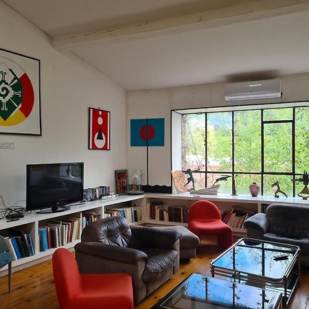 Loft Dans Une Galerie D'Art Διαμέρισμα Sainte-Colombe-sur-lʼHers Εξωτερικό φωτογραφία